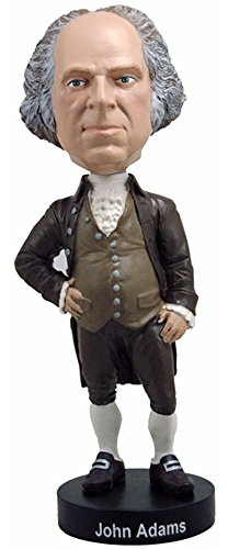 Royal Bobbles John Adams Bobblehead, Premium Polyresin Lifelike Figure, Unique Serial Number, Exquisite Detail
