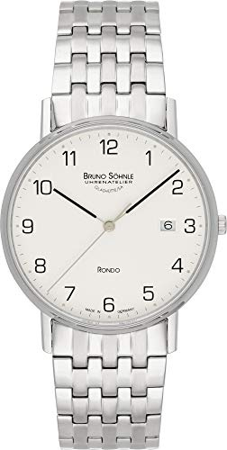 Bruno Söhnle Herren-Armbanduhr Rondo Analog Quarz Edelstahl 17-13105-222