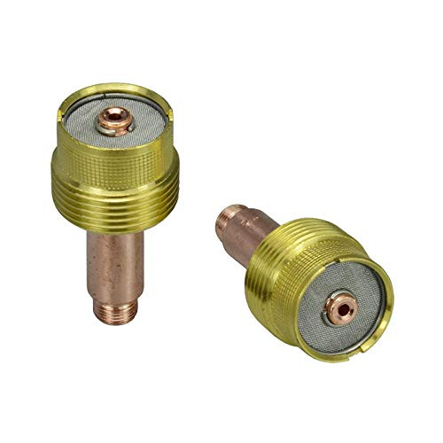 RIVERWELD WIG-Gasspiegel-Kollektorgehäuse 45V64 2,4 mm Jumbo, großer Durchmesser passend für SR WP 17 18 26 TIG-Schweißbrenner, Packung zu 2