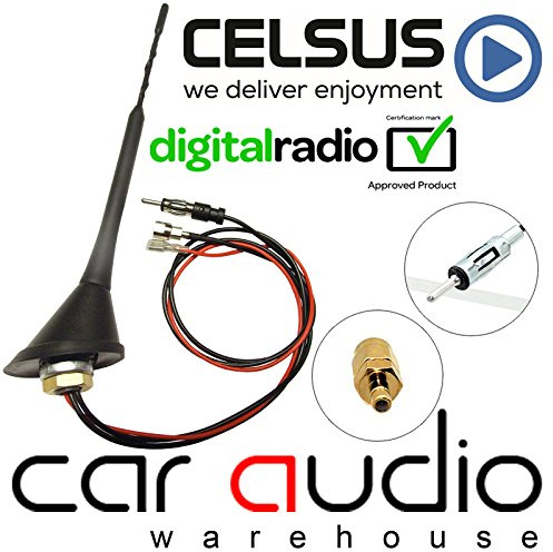 Celsus AN3022DAB Digital Radio (DAB) & AM/FM Roof Mount Antenna