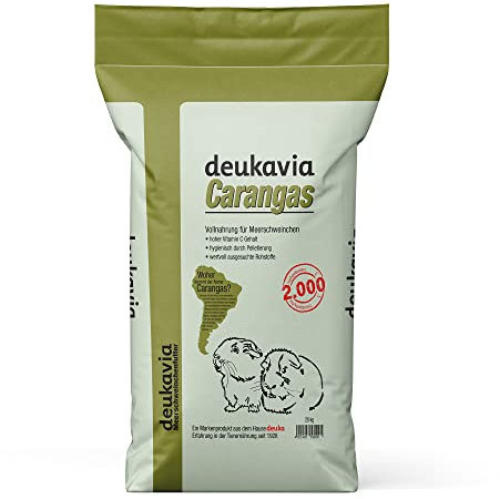 deukavia Carangas 20 kg | Meerschweinchenfutter | Basisfutter für Meerschweinchen mit dem Extra an Vitamin C | Alleinfuttermittel Meerschweinchen