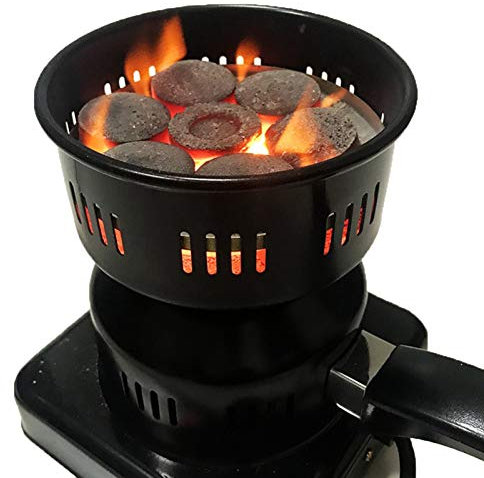 Electric Hookah Charcoal Starter, Multipurpose Charcoal Burner with Starter for Shisha, BBQ Fire Electric Coal Starter Hookah Heater,220V