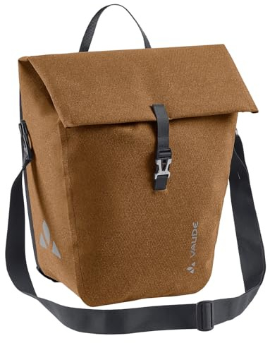 VAUDE Fahrrad Hinterradtasche Recycle Pro Single, 18,5 l Volumen, wasserdicht verschweißt, Made in Germany, Umbra, Einheitsgröße