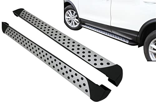 Estribos laterales KITT RBN03 compatibles con Qashqai SUV J11 2014-2016