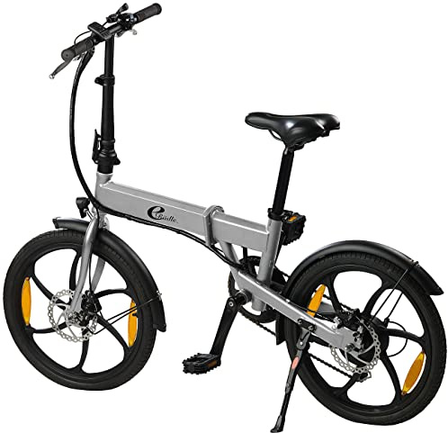 eRädle E Bike: Klapp-Pedelec 20, bürstenloser 250W-Motor, 36-V-Akku, 6,8 Ah, 25 km/h (E Rädle, Klapp Pedelecs, Bürste)