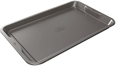 Ninja B30017 Foodi NeverStick Premium Backblech, 27,9 x 43,2 cm, antihaftbeschichtet, ofenfest bis 250 °C, spülmaschinenfest, Grau