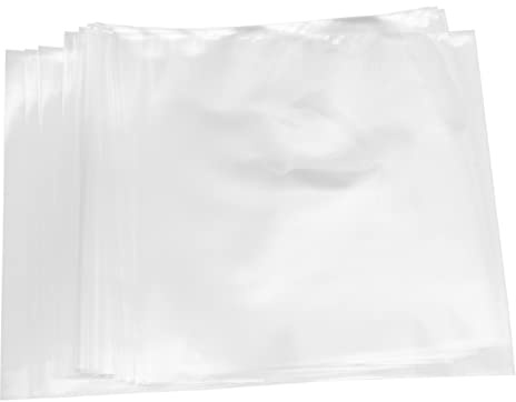 Homoyoyo 50pezzi Bustine Protettive per Sacchetti Custodie No Seal per Dischi e CD Resistente e Antistrappo per Archiviazione e Protezione Dischi