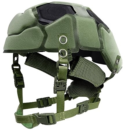 Yzpacc Tactical Helm Pads und Helm Chin Strap Austausch verstellbar für Tactical Fast Mich ACH Bump FMA EXF Ersatz Zubehör Kit