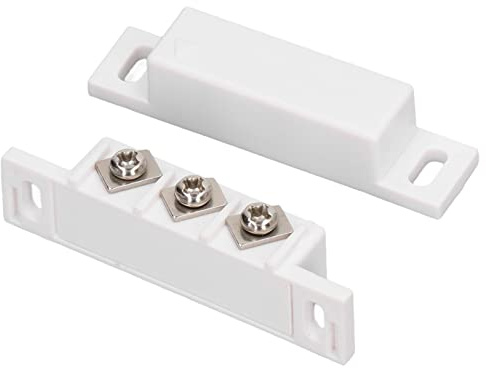 2 Stück Magnetischer Reed-Schalter, Normalerweise Offen Geschlossen, Magnetischer Türschalter, Breite Anwendung für Türwand