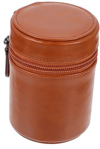 OSALADI Wasserfeste Und Stoßfeste Kameratasche Aus Hochwertigem Pu-material Kompakte Gepolsterte Objektivtasche Für Dslr Systemkameras Idealer Schutz Für Fotografen Und Kamerazubehör