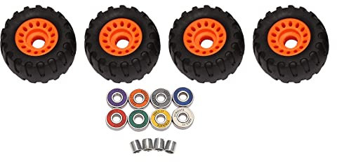 Wanjorlay Off Road Skateboard Longboard (Set mit 4 BehäLter Lagerung HüLse)