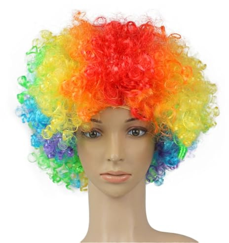 Locken Clown Bunt Clown Perücke Bunte Farbige Clown-Perücken