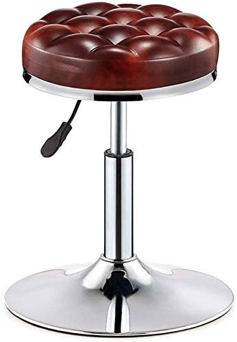 BDTTUG Hocker auf Rädern, Barhocker, Friseurstuhl, Bürostuhl, Beauty-Hocker, Arzt-Behandlungshocker, Hocker, Stuhl, höhenverstellbar, 360 ° drehbar (Farbe: 5) Hello
