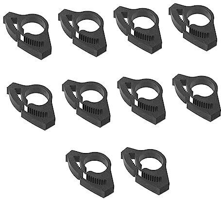 KONTONTY 10 Stück Nylon-ratschen-schlauchschellen Verstellbare Schlauchschellen Mit Doppelzahngriff