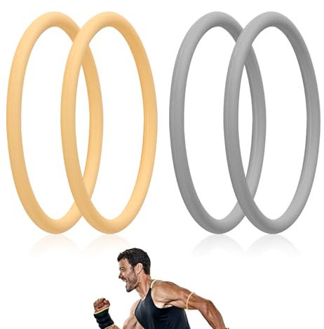 lasuroa 4uds Correas de Soporte para Tendón Rotuliano, de Silicona Correa para la Rodilla Rotuliana Flexibles Banda para la Rodilla Rotuliana para Baloncesto Correr Fútbol Senderismo y Saltos