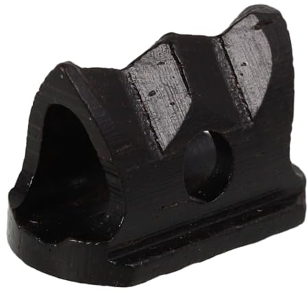 Erhu Saitenbrücke, Schwarze Ersatzbrücke mit Einzigartiger Form | Anfänger und Profis, Leicht Austauschbar, Robust Verarbeitet, Zubehör für Chinesische Erhu