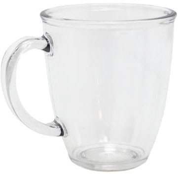 Clear Plastic Coffee Cup | Durable Acrylic Scratch-Proof Dishwasher-Safe Tea Cup | Reusable Drinkware Outdoor Picnic Mug - 380ml