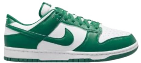 Nike Sneakers basse da uomo, Bianco/Malachite/Bianco, 44.5 EU