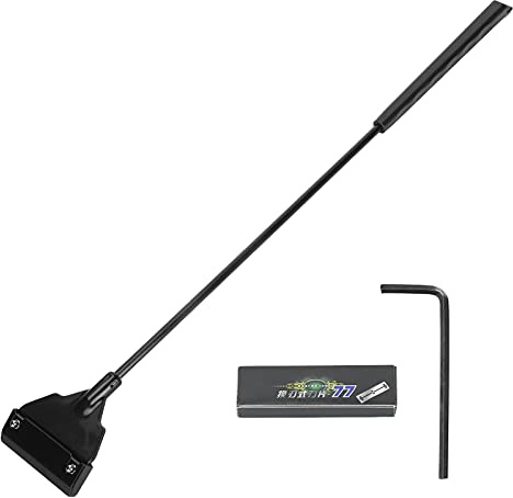 Rasador de Algas de Acuario, Raspadores de Pescado de Plástico para la Herramienta de Pescado Accesorio de Limpieza de Tanques 48 Cm 18.9 Pulgadas con 10 Cuchillas para Tanque (raspador de algas de