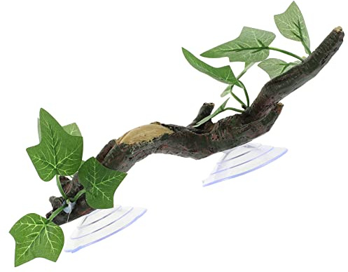 Toyvian Branches Décoratives pour Reptiles en Résine Artificielle, Décorations De Terrarium Réalistes, Taille Adaptée, Accessoires pour Aquarium Et Terrarium, pour Reptiles Et Serpents