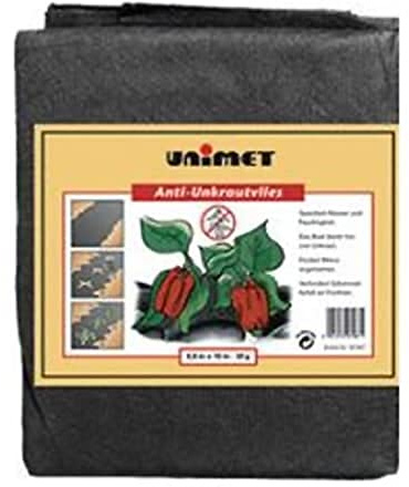 Siena Garden Anti-Unkrautvlies ProfiLine, Gartenvlies, Schutzvlies, 10x1,5m, schwarz, 3070860