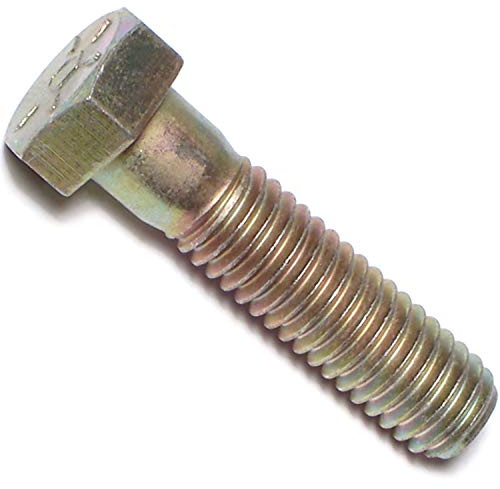 Hard-To-Find Fastener Grade 8 Hex Cap Coarse Large Bolts, Bulk Pack, Steel Hex Bolts for Construction, Home Improvement, 3/8-16 x 1-1/2, Pack of 50