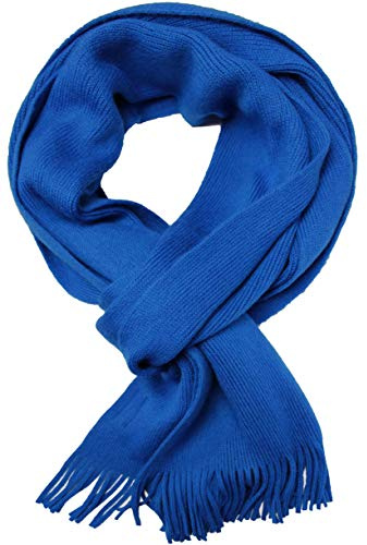 Rotfuchs Strickschal einfarbig modisch 100% Wolle feinstrick (Merino)