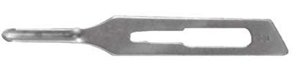 Lame Sgorbie Sterili Inox - misura 2 mm - Scatola 12 pz.