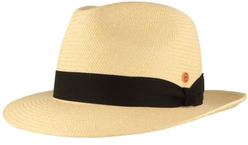 Mayser Orginal Panama-Hut | Stroh-Hut | Sommer-Hut aus Ecuador – Traditionell Handgeflochten, gefüttertes Schweißband, Bruchschutz