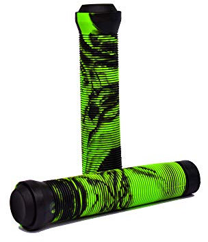 Team Dogz Lenkergriffe für Stunt-Scooter, Fahrräder, MTB, BMX usw., aus weichem Gummi, Flanschlos, gemischt, mit Stunt-Enden, Länge 150 mm mit 22 mm Innendurchmesser, für Standard- und übergroße