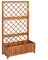 vidaXL Akazienholz Massiv Hochbeet mit Spalier Rankgitter Rankhilfe Gartenspalier Pflanzkasten Blumenkübel Blumenkasten Pflanzkübel 85x38x150cm