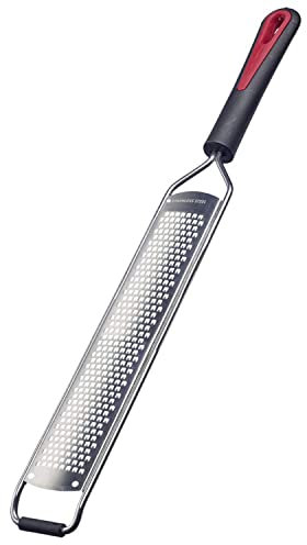 Westmark Reibe, Fein, Außergewöhlich scharfe Klingen, Inkl. Klingenschutz, Kunststoff/Rostfreier Edelstahl, Gallant Pro, Schwarz/Rot/Silber, 29702270