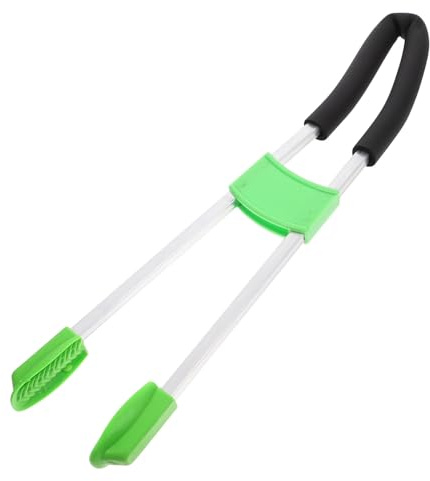 SOLUSTRE Foldable Trash Grabber Tool Long Pick Up Tool for Elderly Lightweight Garbage Picker Upper Handy Mobility Aid for Trash Pick Up Litter Picker, Arm Extension Green
