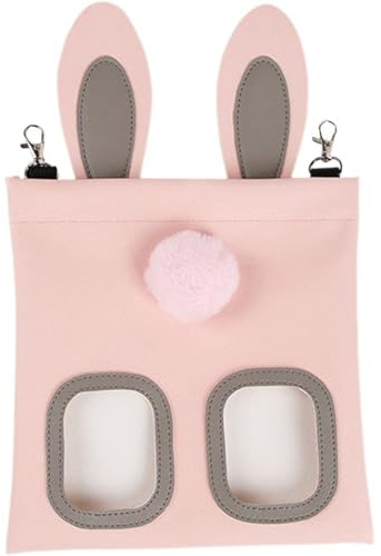 Borsa Per Fieno Per Porcellini D'india Con Orecchie Di Coniglio, Mangiatoia Per Sacchetti Di Fieno Per Conigli, Comoda Custodia Per Appendere Fieno, Borsa Per Alimentazione Animali Per Piccoli Animali