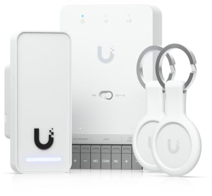 A simple, all-in-one kit for - UniFi Access, designed to - manage a single door with one reader. Supports seamless setup and Apple Touch - Warranty: 24M