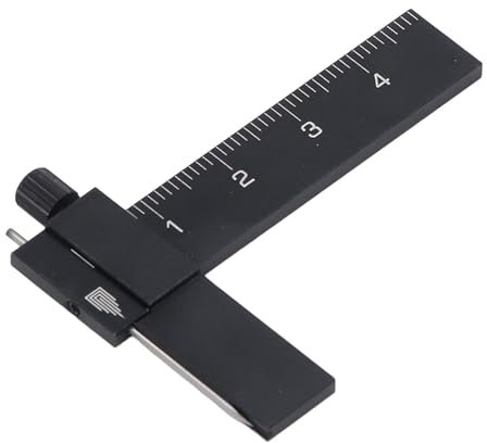 Acuerdo de Aguja de Acero en Paralelo en Paralelo: Cuerpo de Aleación Compatible Compactamente Sujeto de Escritura Equidistante para Talla de Modelos (BLACK)