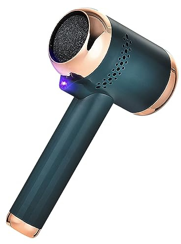 ACOGEDO Removedor de Callos de Pie Eléctrico sin Esfuerzo con Bloqueo Automático de Seguridad y Diseño Recargable para Cuidado Multifuncional de los Pies - Verde (verde oscuro)