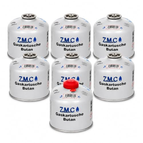 Z.M.C gaspatroner 230 g/485 ml med skruvventil (7 x gaspatroner 230 g)