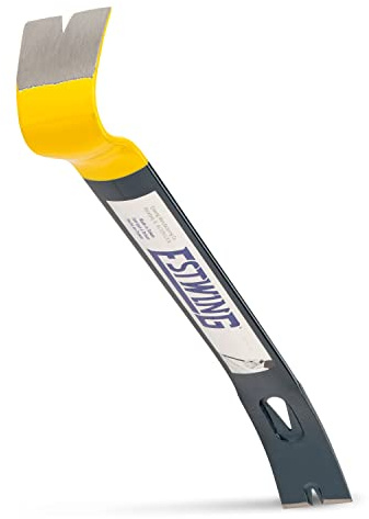 ESTWING Handy Bar Nail Puller - 15 Pry Bar with Wide, Thin Blade & Forged Steel Construction - HB-15
