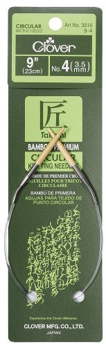 clover Takumi Bamboo Circular Knitting Needles 9-Size 4/3.5mm