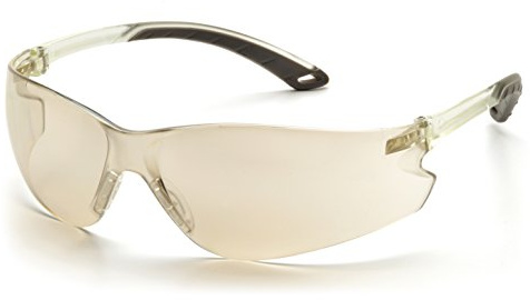 Pyramex Itek Indoor/Outdoor Safety Glasses with Mirrored Lenses Indoor/Outdoor