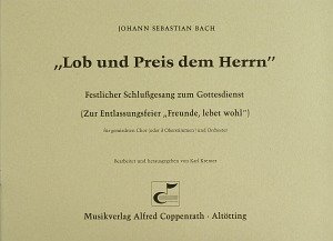 Bach: Lob und Preis dem Herrn (BWV 207). Partitur