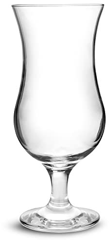 City Pina Colada Glasses 15.75oz / 450ml - Set of 6 - Gift Boxed Classic Poco Grande Hurricane Glassware