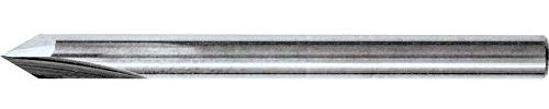 KYOCERA CMM-4724.120 Einwinkel-Fasenfräse, Hartmetall, 120 Grad Winkel, unbeschichtet, 2 Nuten, 12 mm Schnittdurchmesser, 3,4 mm Schnittlänge, 70 mm Länge, 12 mm Schaftdurchmesser