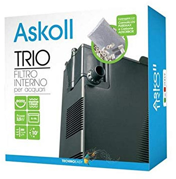 Askoll 219233 Askoll Trio - filtro interno per acquari