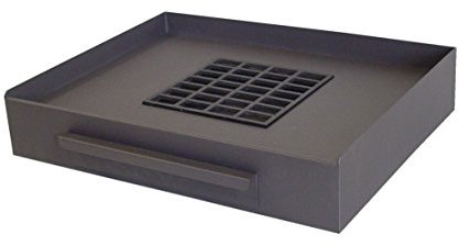 Imex El Zorro – Cajón Barbacoa para Obra | 80x40x11 cm | Acero Resistente con Acabado Forja | Ideal para Cocinar con Carbón y Leña en Exteriores