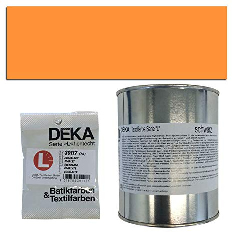 NEU Textilfarbe / Batikfarben / Stoff-Färbefarben, Serie L, 500g, Orange