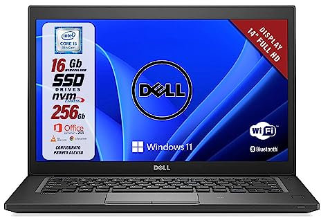 Dell Latitude 7490 1.70GHz i5-8350U 8th gen Intel® Core i5 14 1920 x 1080pixels Touchscreen Black Notebook Latitude 7490, 8th gen Intel® Core i5, 1.70 GHz, 35.6 cm (14), 1920 x 1080