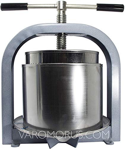 Presse Vin Fruit Cidre Pomme Presse-Agrafe Raisin Inox 10/15/20/25 L 25 L