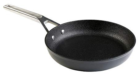 WECOOK! Ecosteel Poêle à Frire 28cm, Induction, Antiadhésive Titane QUANTANIUM 3 Couches, Écologique sans PFOA, Aluminium Forgé, Épaisseur 4,2mm, Poignée en Acier Inox., Vitrocéramique, Gaz, Four